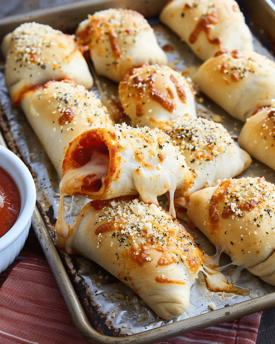 Stuffed Crust Pizza Snacks