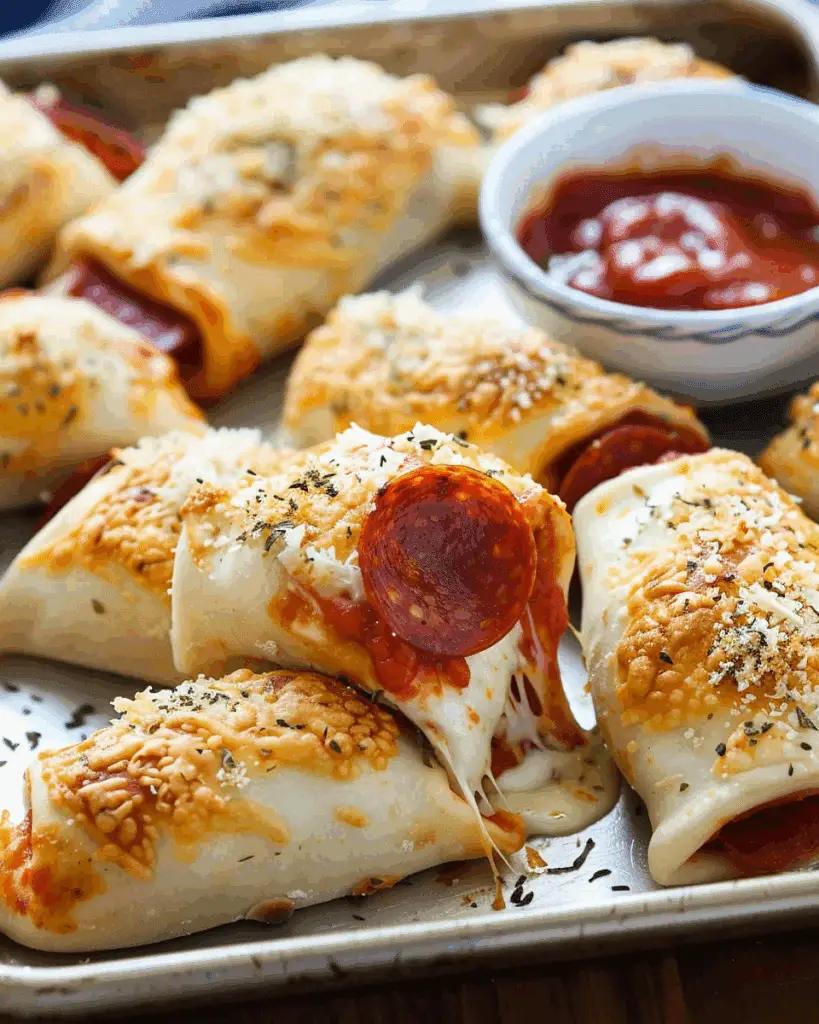 Stuffed Crust Pizza Snacks
