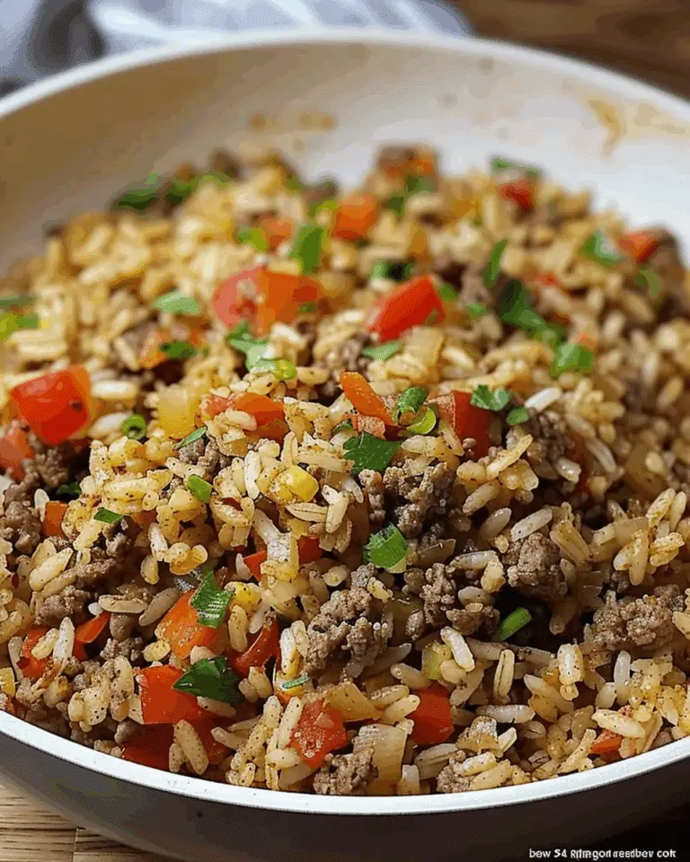 Dirty Rice with Ground Beef
