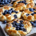Fluffy Cottage Cheese Blueberry Cloud Bread