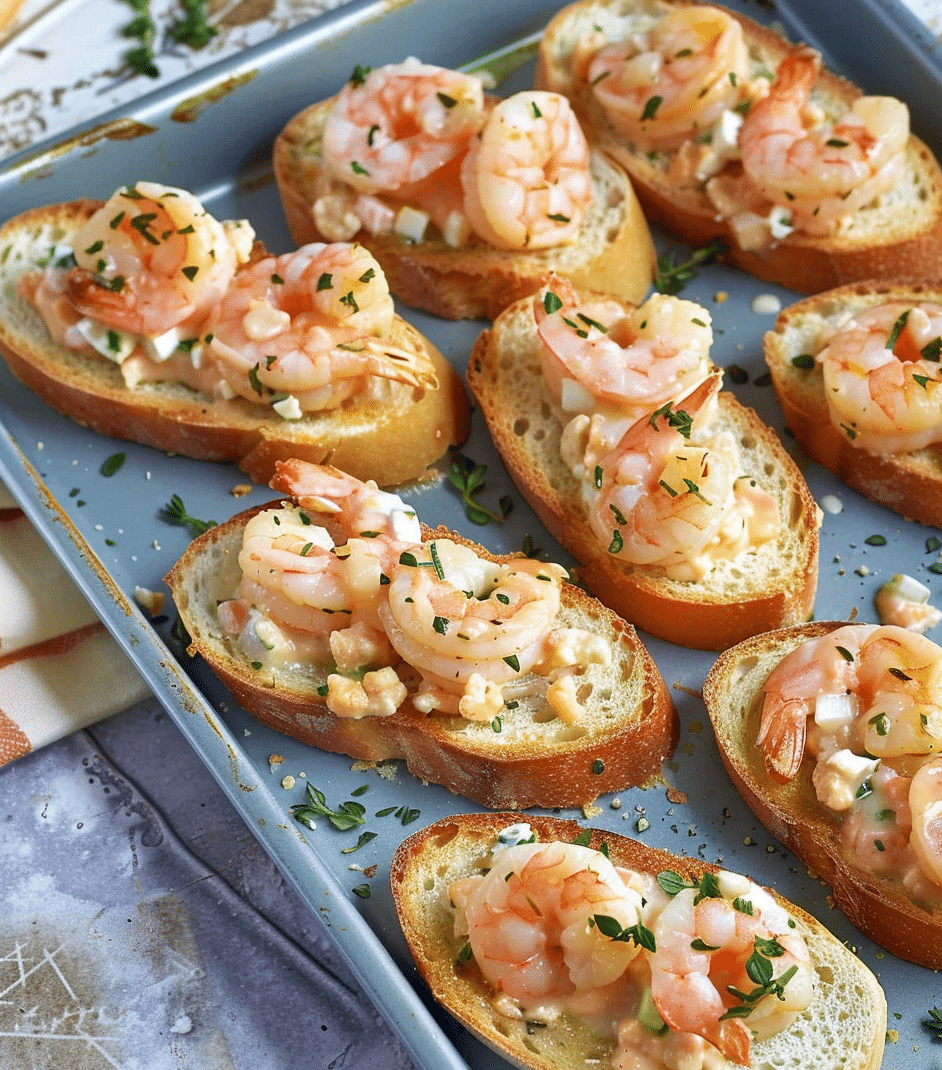 Delicious Shrimp Rangoon Garlic Toasts Recipe