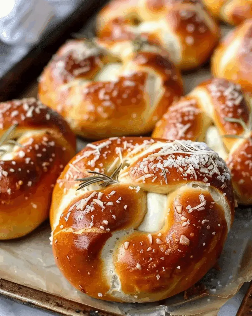 Delicious Mozzarella Stuffed Soft Pretzels Recipe