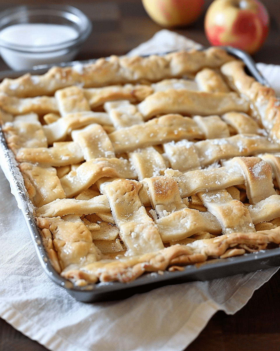 Delicious Apple Slab Pie Recipe
