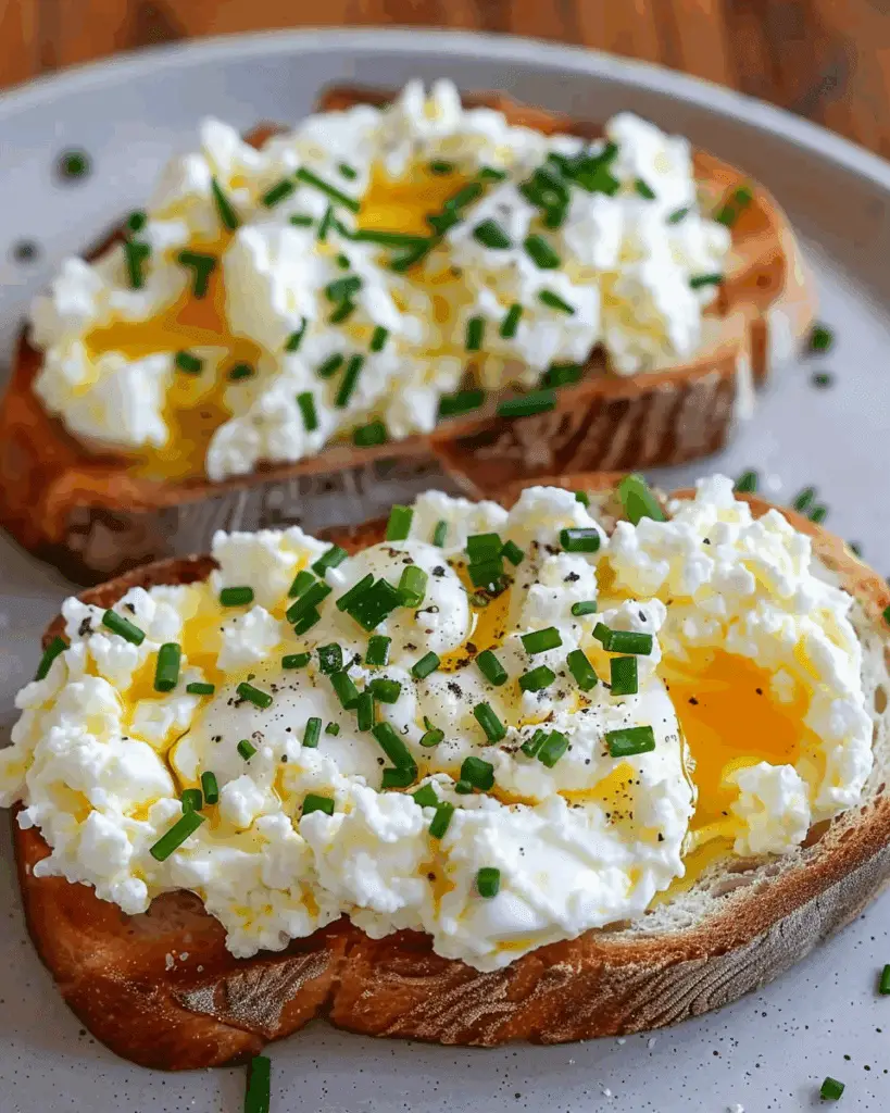 Easy 6‑Ingredient Egg and Ricotta Toast