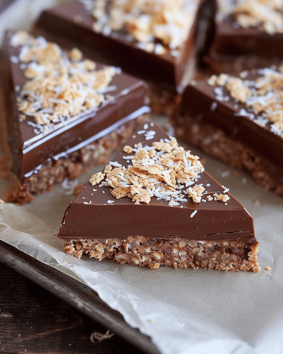 Delicious Aussie Crunch – Chocolate Coconut Slice Recipe