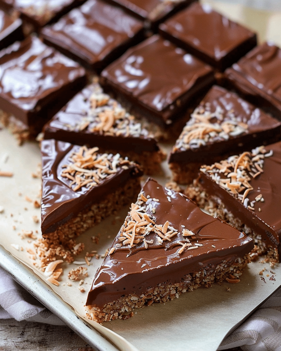 Delicious Aussie Crunch – Chocolate Coconut Slice Recipe