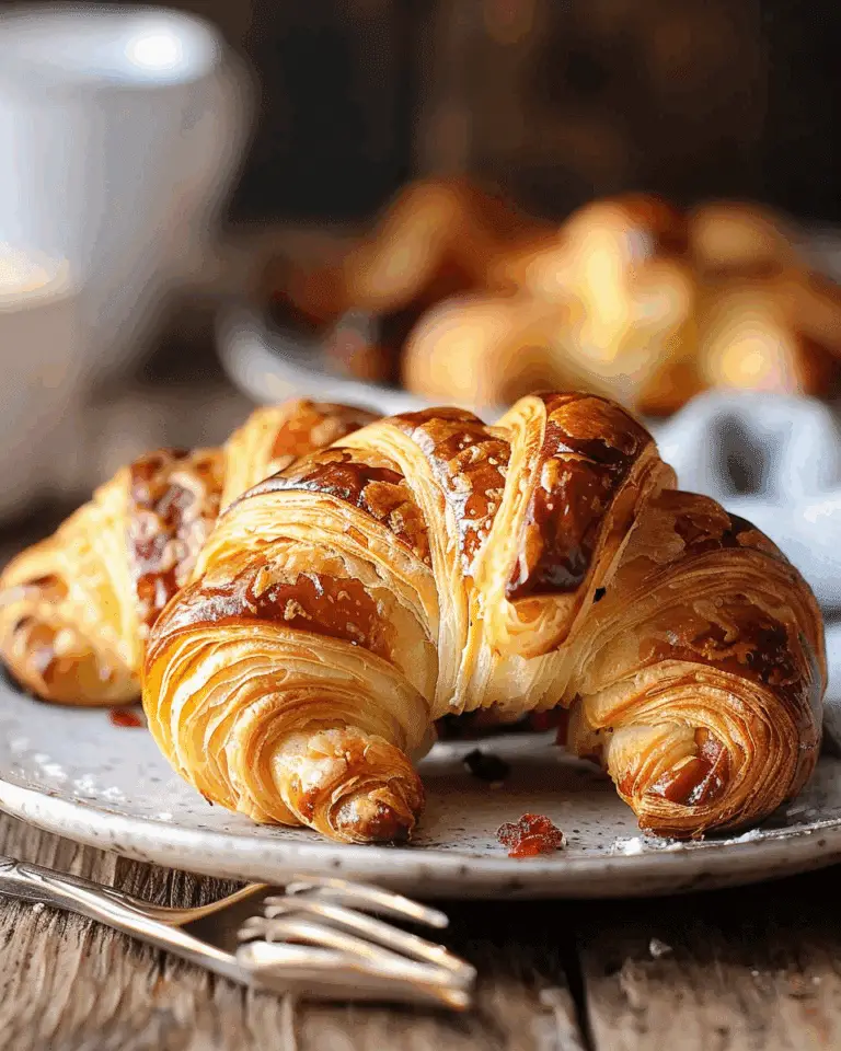 Easy Gruyère Croissants