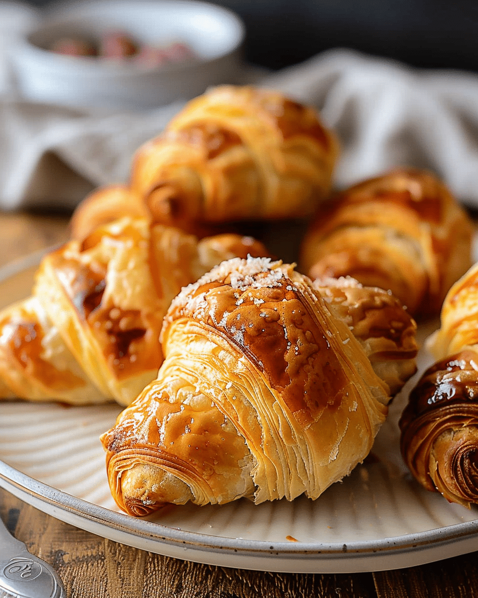 Easy Gruyère Croissants