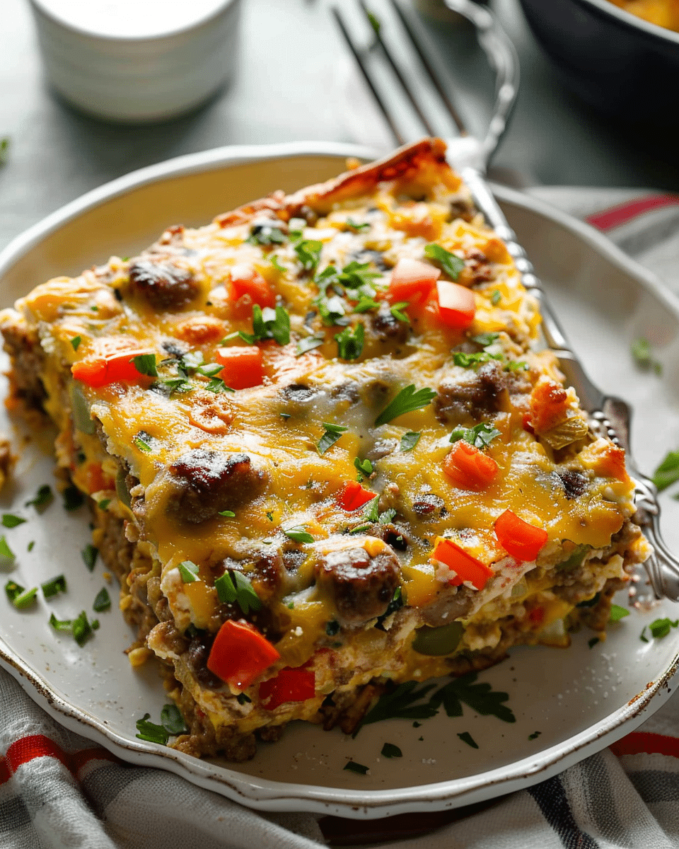 Easy Make-Ahead Breakfast Casserole