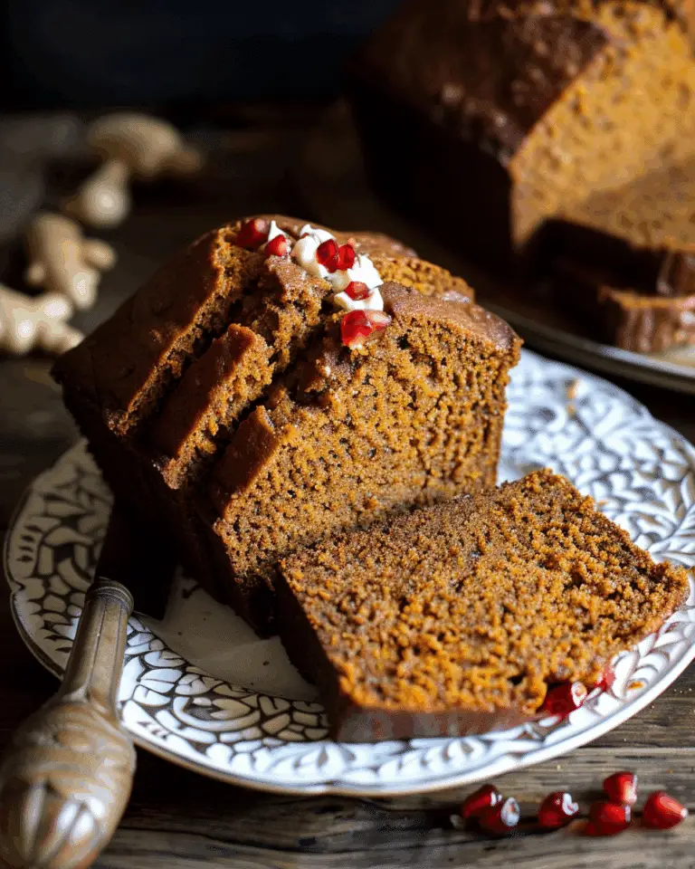 Healthy Pumpkin Ginger Bread