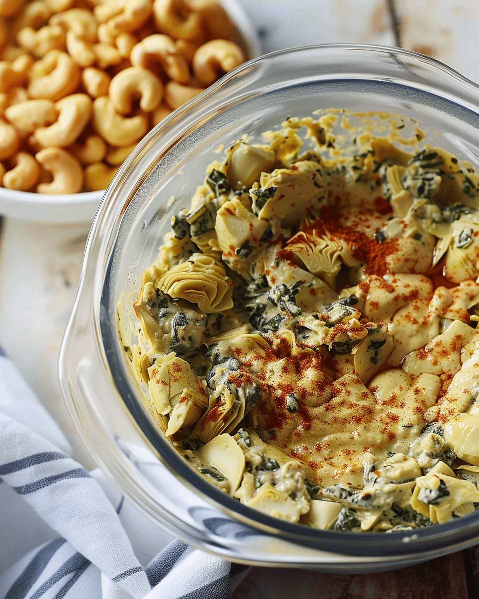 Vegan Spinach Artichoke Dip