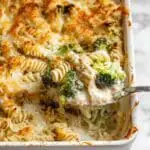 Ultra Lazy Creamy Chicken and Broccoli Pasta Bake Recipe