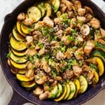 Easy Chicken and Zucchini Stir Fry in a Quick Teriyaki Sauce Recipe