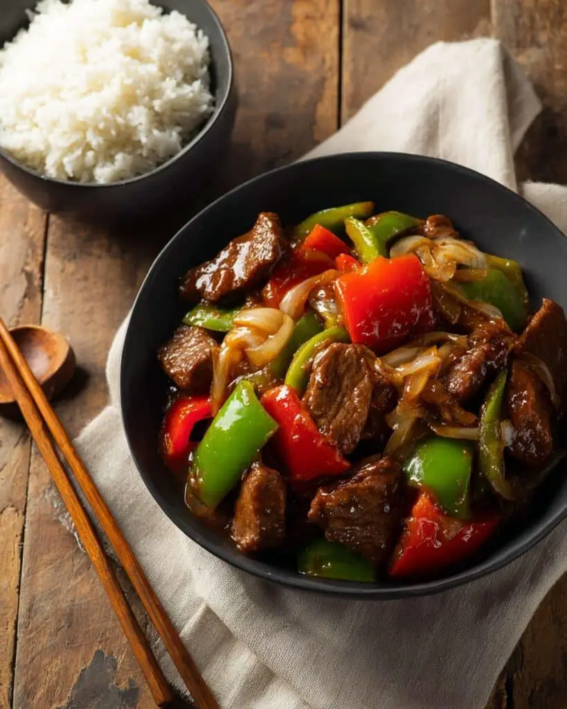 Slow Cooker Pepper Steak Recipe