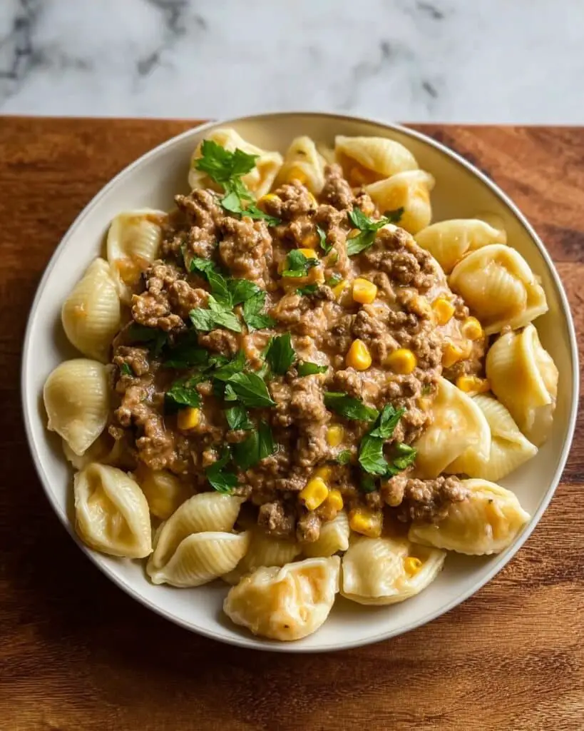 Beefy Enchilada Tortellini Recipe