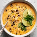Easy Chicken, Poblano, and Black Bean Soup Recipe
