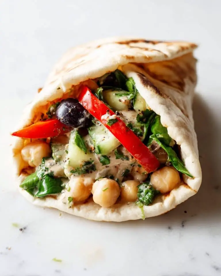 Mediterranean Chickpea Wraps Recipe