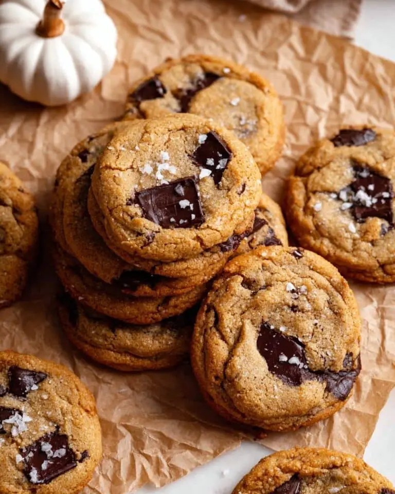 Chewy Pumpkin Chocolate Chip Cookies Recipe