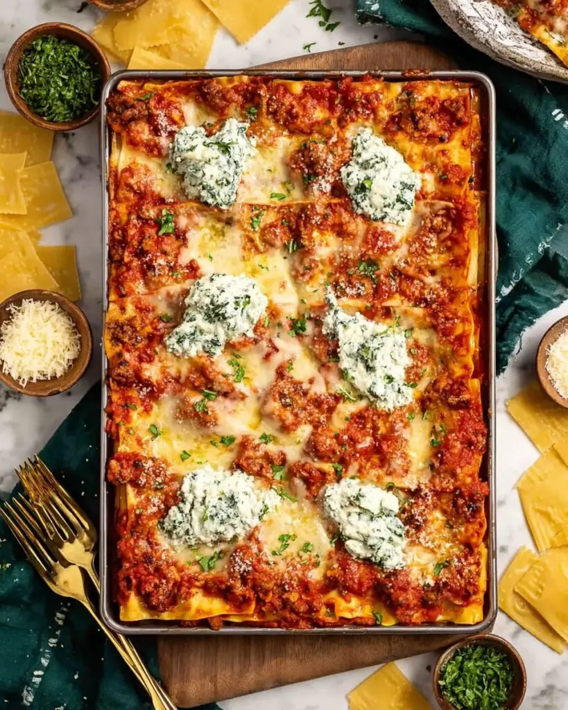 Sheet Pan Lasagna Recipe