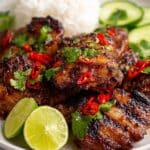 Thai Grilled Chicken (Gai Yang) with Fragrant Marinade and Coconut Rice Recipe
