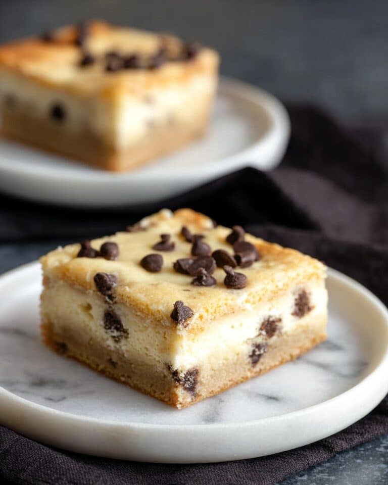 Chocolate Chip Cheesecake Blondies Recipe
