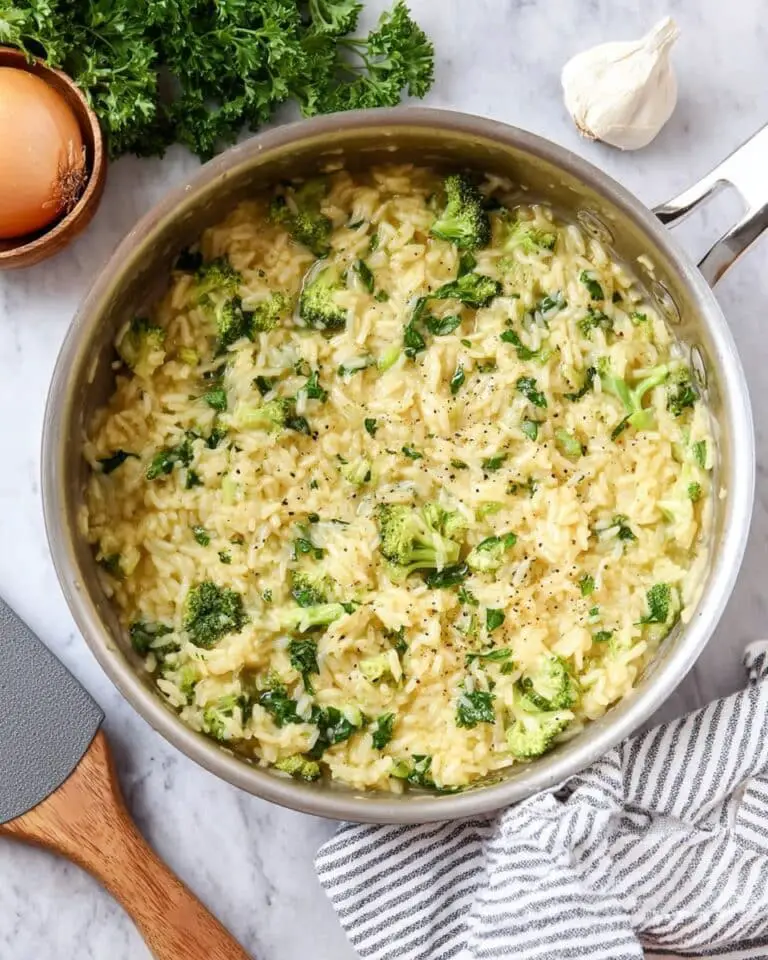 Creamy Broccoli Cheddar Orzo Recipe