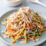 Spicy Crab and Veggie Kani Salad with Crispy Panko Topping Recipe