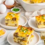 Turkey Sausage Pancake Casserole Recipe