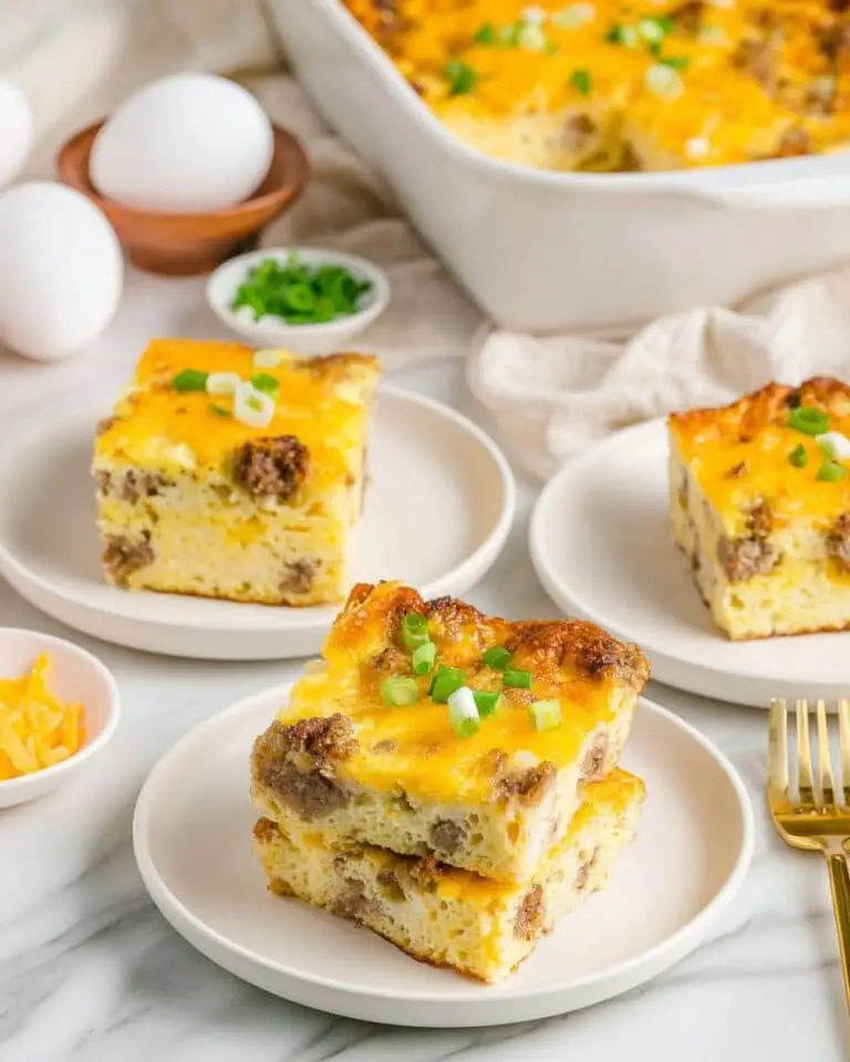 Turkey Sausage Pancake Casserole Recipe