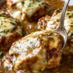 French Onion Chicken with Melted Cheese Recipe