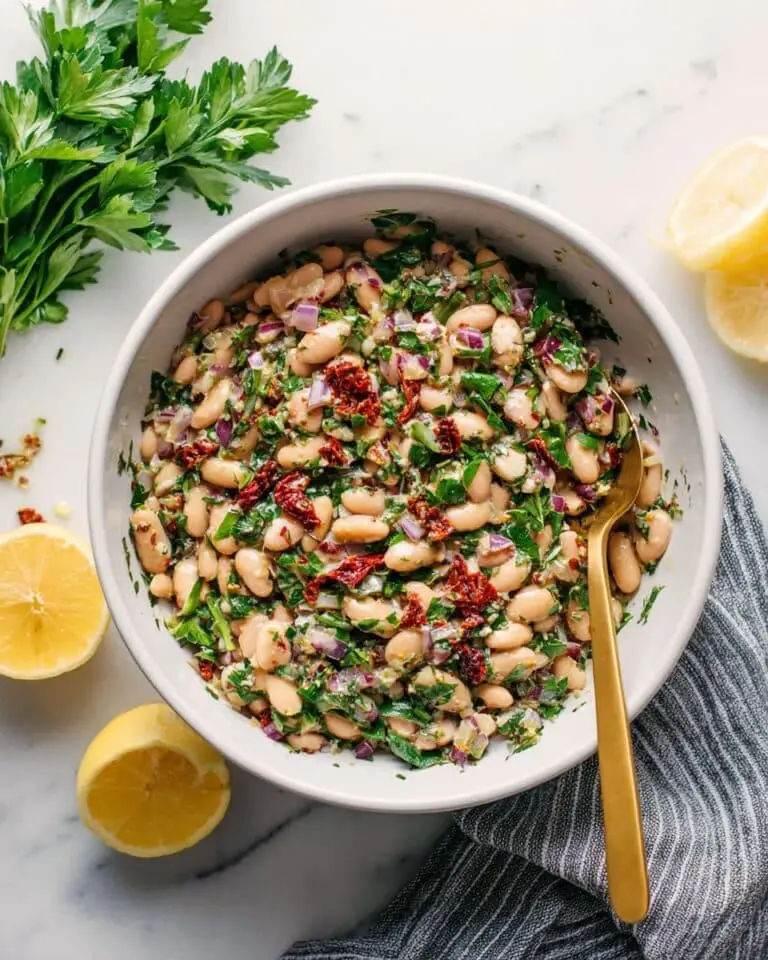 Tuna and White Bean Salad with Lemon-Dijon Dressing Recipe