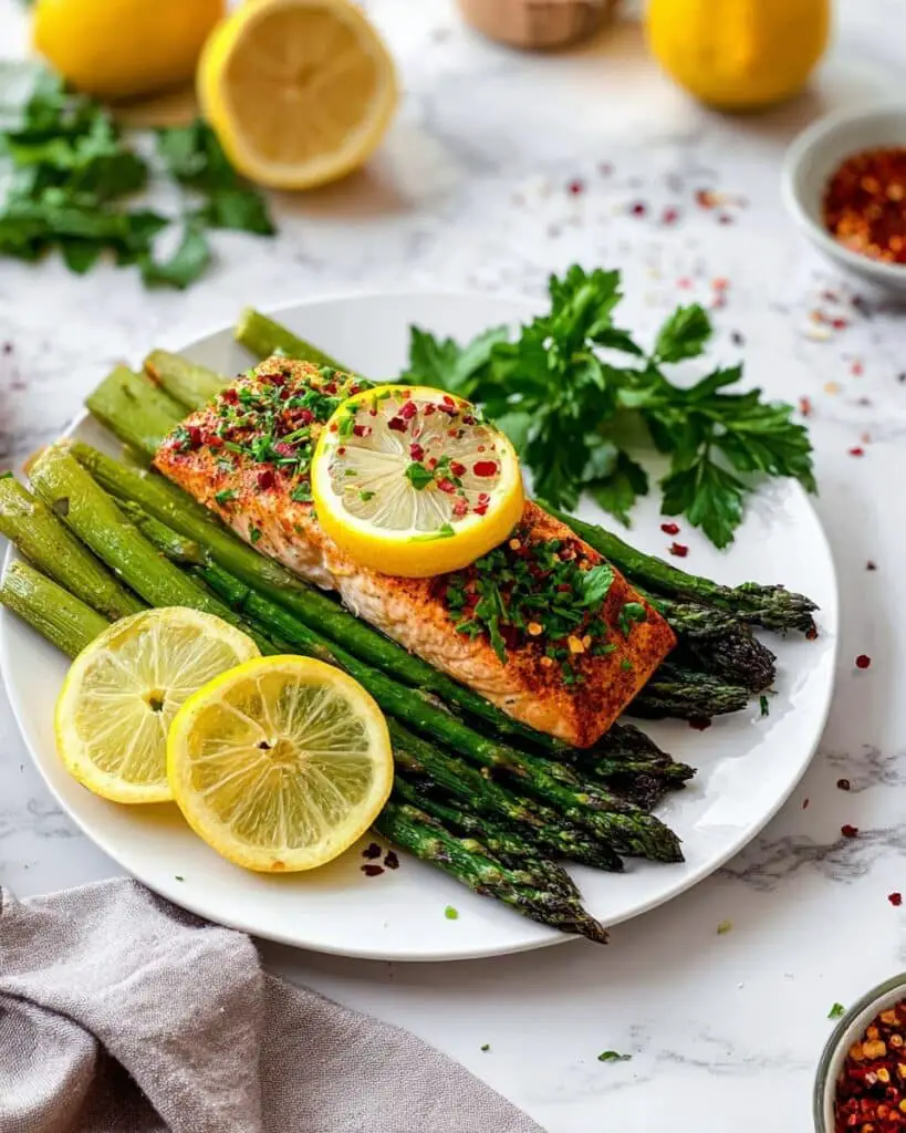 Blackstone Griddle Salmon Filet with Lemon and Herb Marinade Recipe