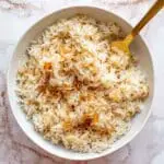 Our Favorite Baked Cheesy Rice Recipe