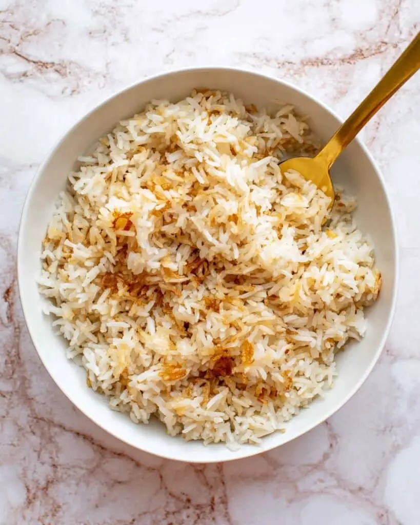 Our Favorite Baked Cheesy Rice Recipe