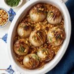 Stuffed Onions with Fragrant Rice and Pine Nuts Recipe