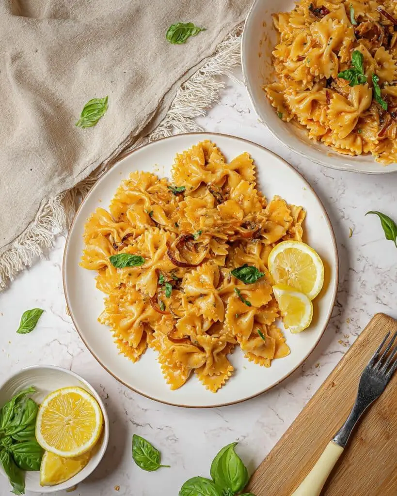 One Pan Caramelized Onion Pasta Recipe