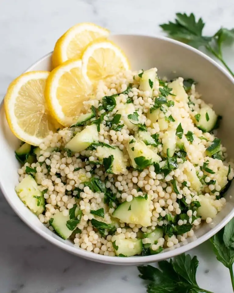 Lemony Cucumber Couscous Salad Recipe