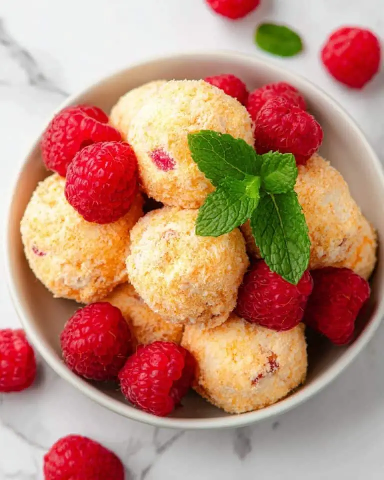 Raspberry No Bake Cheesecake Bites Recipe