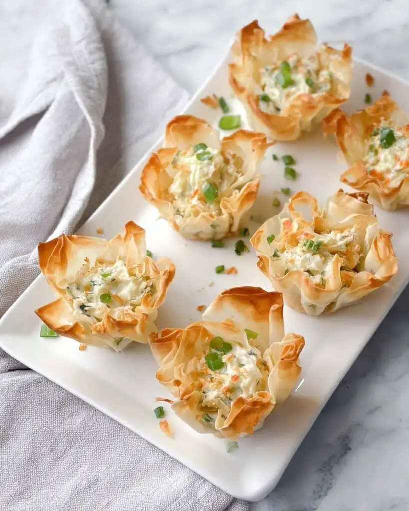 Seafood Phyllo Cups Appetizers Recipe