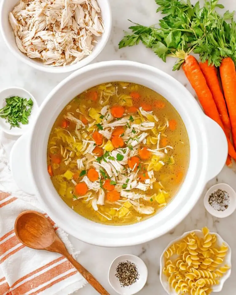 Crockpot Chicken Noodle Soup Recipe