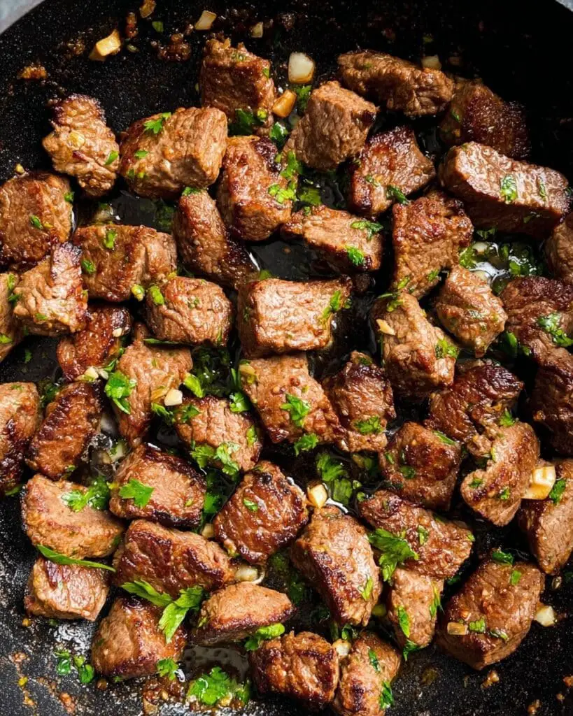 Garlic Butter Steak Bites Recipe