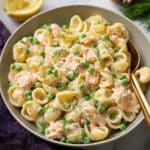 Creamy Hot Smoked Salmon Pasta with Lemon and Dill Recipe
