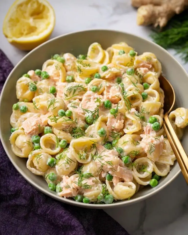 Creamy Hot Smoked Salmon Pasta with Lemon and Dill Recipe