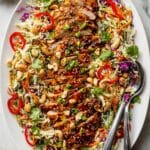 Sesame Chicken Cabbage Crunch Salad Recipe