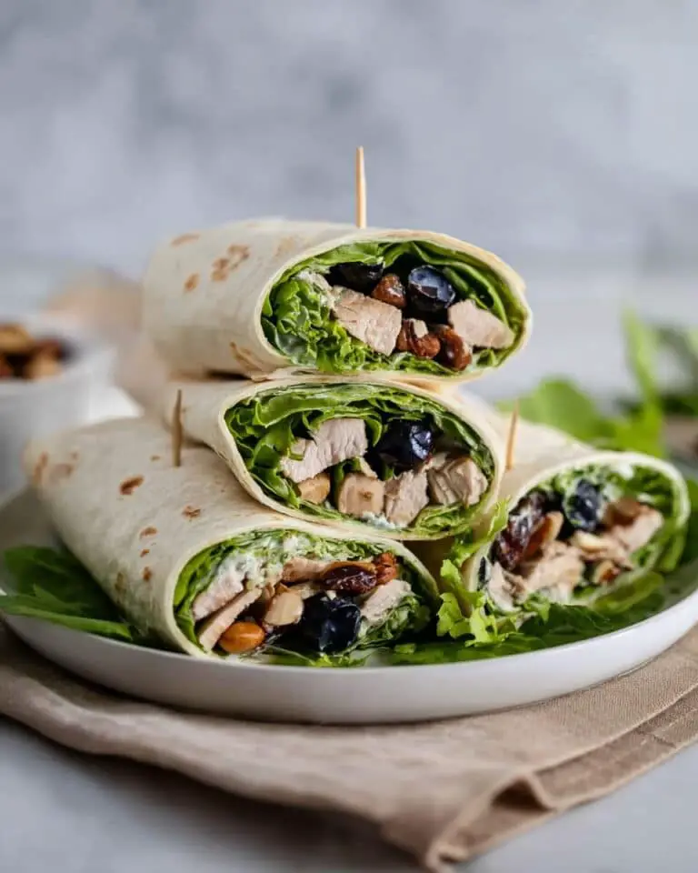 Balsamic Chicken Wrap with Blueberries and Goat Cheese (Gluten-Free) Recipe