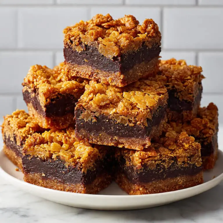 Chewy Caramel Crunch Brownies Recipe