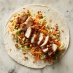 Peanut Chicken Wraps Recipe