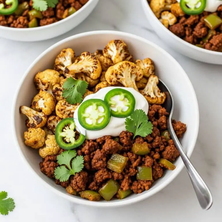 Cauliflower Beef Taco Skillet Recipe