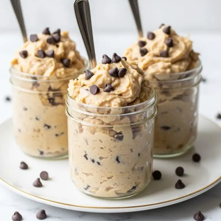 Greek Yogurt Cookie Dough with Protein and Chocolate Chips Recipe