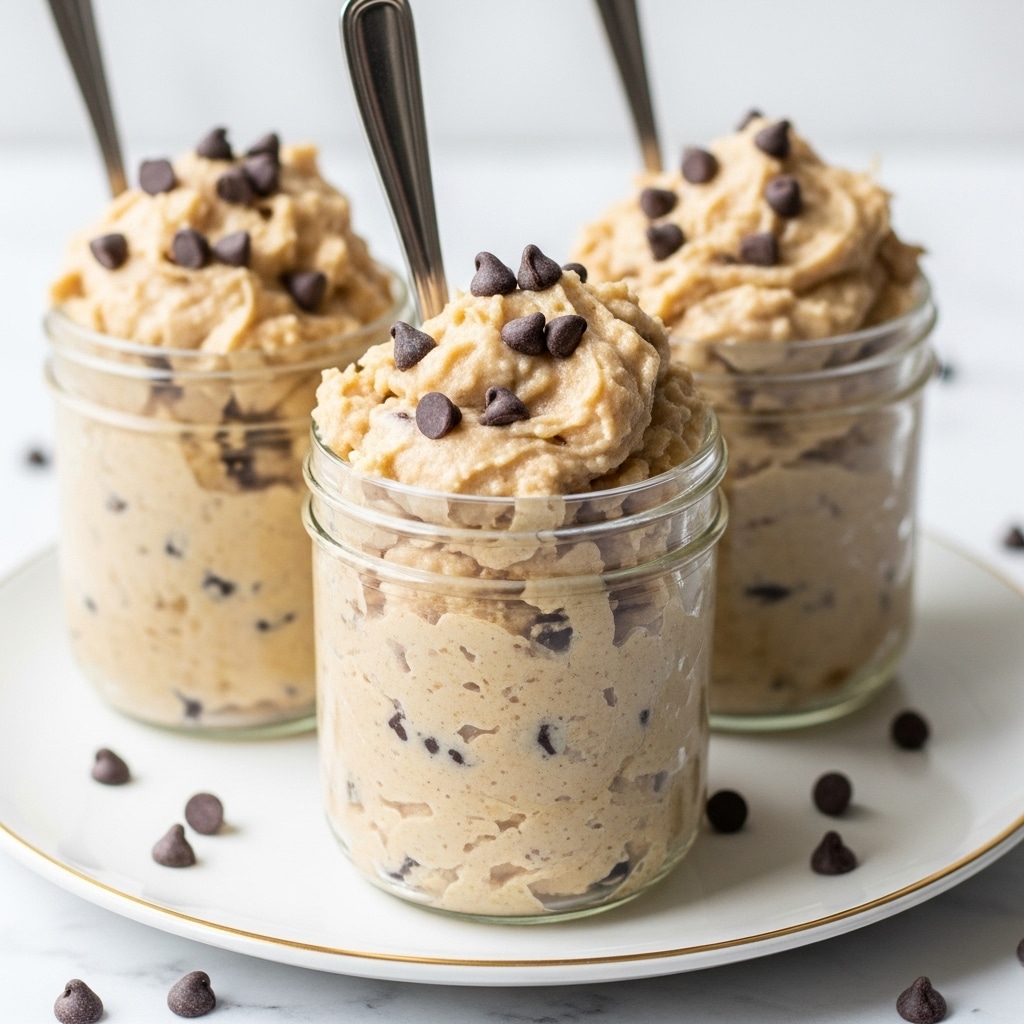 Greek Yogurt Cookie Dough with Protein and Chocolate Chips Recipe